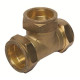 Copper D-12Xs-22 Compression Equal Tee 22mm