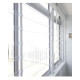 ViewProtect 12 x Burglar Bars - Transparent (1000 x 110 x 38mm)