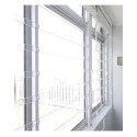 ViewProtect 12 x Burglar Bars - Transparent (1000 x 110 x 38mm)