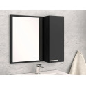 Cabinet Satin Black Side Cabinet - 700 x 200mm