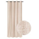 Curtain Suede Inlay Eyelet - Cream (2300 x 2500mm)