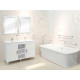 Vienna White Floor Standing Cabinet And Basin Combo - 1200 x 450mm