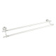 Towel Rail Double Portofino Valentina Chrome 750mm