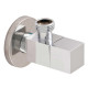 ITD Chrome Angle Valve 15mm x 15mm Square