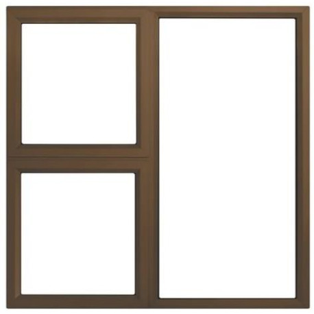 Window Aluminium 1200 x 1200 mm Kenzo 28mm LR - Bronze