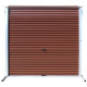 Garage Door Robmeg Rad Series 245 - Buff Brown (2450 x 2100mm)