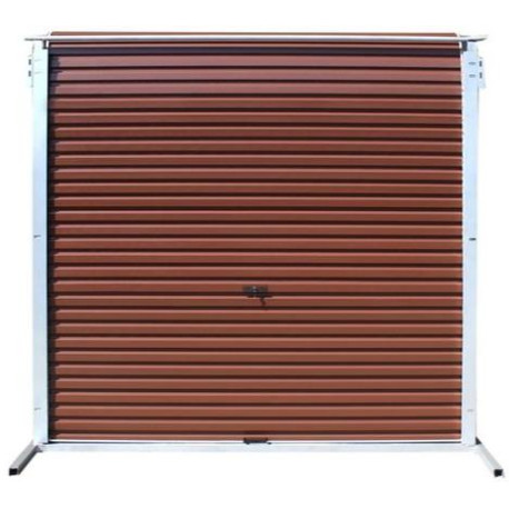 Garage Door Robmeg Rad Series 245 - Buff Brown (2450 x 2100mm)