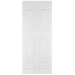 Door Timber Tudor Single Hollow Core - White (813 x 2032mm)