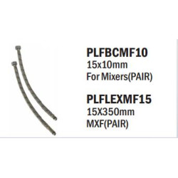 Flexible Braided Connector for Mixers 15x10mm  (PAIR)