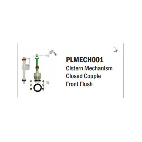 Cistern Mechanism Closed Couple Front Flush (FP16C)