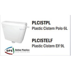 Cistern White Plastic Polo 6L