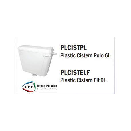 Cistern White Plastic Polo 6L