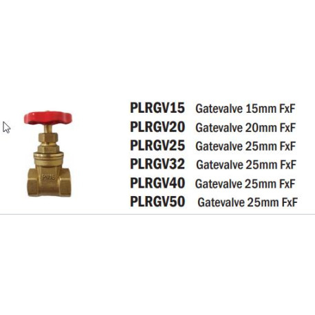 REIGN Eco Gatevalve 15mm FxF - REIGN Eco