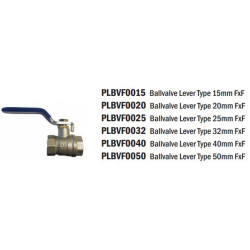 Ballvalve Lever Type 15mm FxF