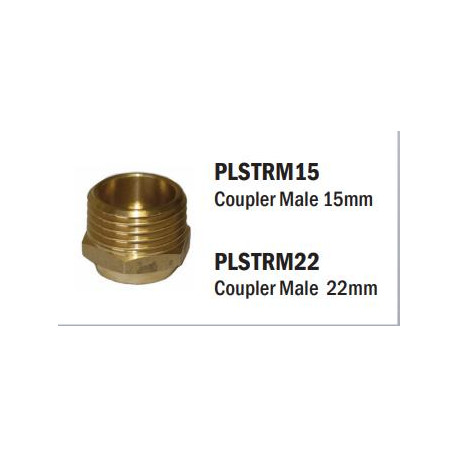 Capillary Coupler Male 15mm