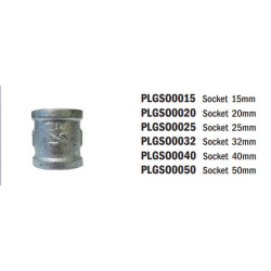 Galvanised Socket 20mm