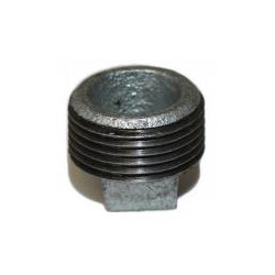 Galvanised Hollow Plug 15mm