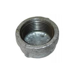 Galvanised End Cap 15mm