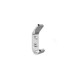 Robe Hook Castaway Onyx Chrome