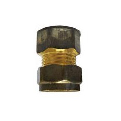 Brass Coupler Straight CxFI 15mm x 3/4 - REIGN DZR