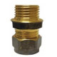 Brass Coupler Straight CxMI 15mm X 1/2 - REIGN DZR