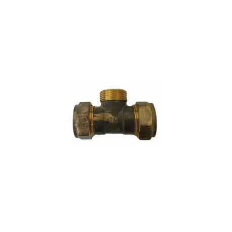 Brass Tee CxCxMI 15mmx15mmx1/2 - REIGN DZR