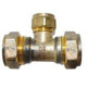 Brass Reducing Tee CxCxC 15x15x22mm - REIGN DZR