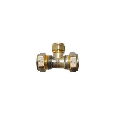 Brass Reducing Tee CxCxC 15x15x22mm - REIGN DZR