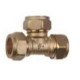 Brass Equal Tee CxCxC 15mm