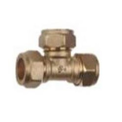 Brass Equal Tee CxCxC 15mm