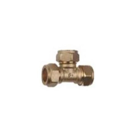 Brass Equal Tee CxCxC 15mm