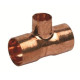 Copper Copcal Reducing Tee Cxcxc 611M 28mm x 28mm x 15mm