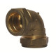 Copper D-4Xs-22 Compression Elbow Cxc 22mm