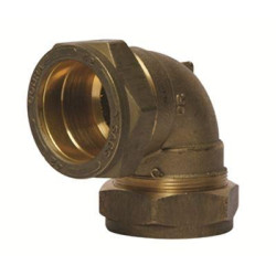 Copper D-4Xs-22 Compression Elbow Cxc 22mm