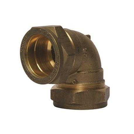 Copper D-4Xs-22 Compression Elbow Cxc 22mm