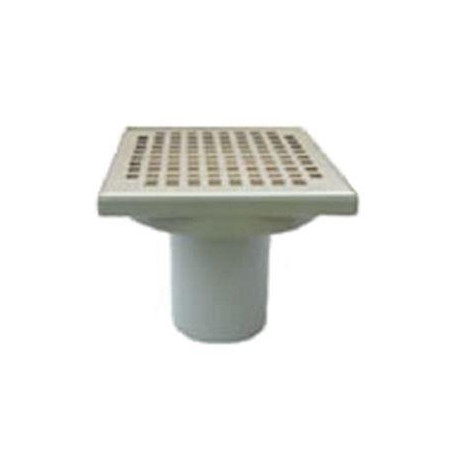 Balcony Drain 2Nd Fix Pack 200X200 Ss Grate & Spigot Only