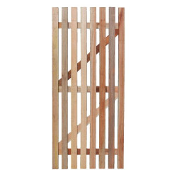 Slatted Hardwood Gate