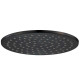 Shower Head Rose Round ITD Black Zola