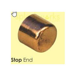 Copper CXC End Cap 15mm