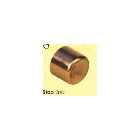 Copper CXC End Cap 15mm