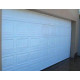 Garage door Double Aluzinc sectional (Blocks, White)