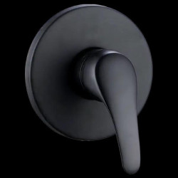 Bath / Shower Mixer Pura Black Undertile