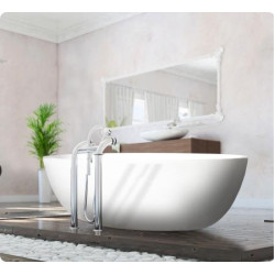 Colombe Freestanding Midi bath Glazed white / lime white / sandstone