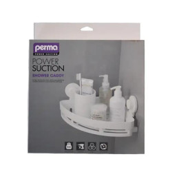 Shower Caddy Perma 2126 Suction Corner Shower Caddy