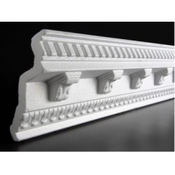 Upper Edge Roman Polystyrene Cornice (2000 x 135 x 100mm)