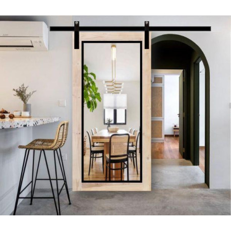 Door Sliding Mirror Pine Barn Door 930 X 2100