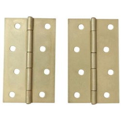 Hinge Brass Plated (100mm)