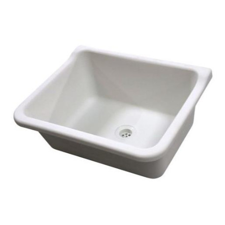 Wash Trough Parker White 490 x420 x 250mm - Technoplast Polymer