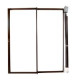 Door Sliding Aluminium W:1800 x L:2100mm OX Bronze