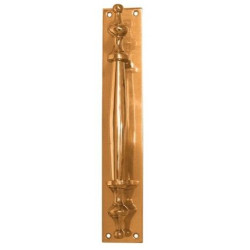 Door Handle Euro Brass Pull Handle On Back 300mm